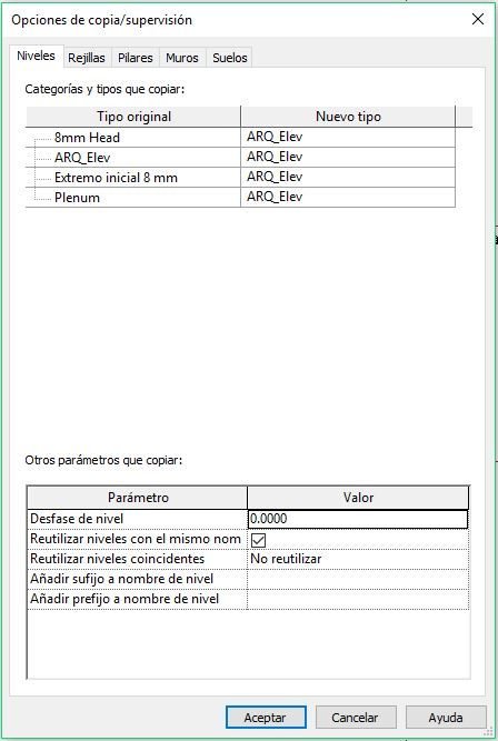 PESTAÑA OPCIONES REVIT