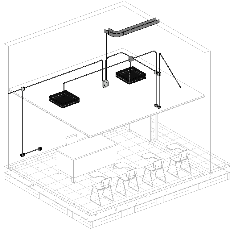 Cuadro de texto: Ilustración 8 Modelado eléctrico 3D